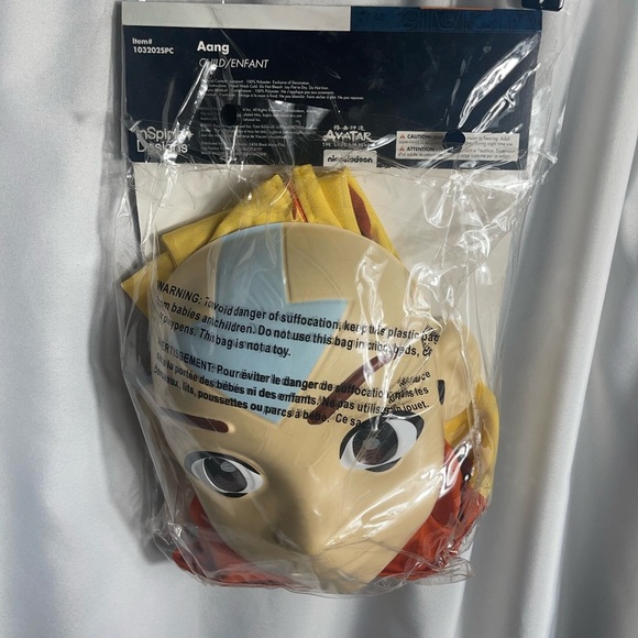 Nickelodeon Avatar Aang Kids HalloweenCostume Size Small 4-6 3PCS. NWT - Picture 4 of 4